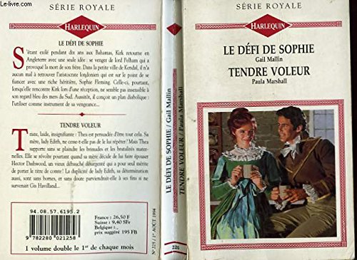 Le defi de sophie suivi de tendre voleur (debt of honour - the moon shine bright) Books