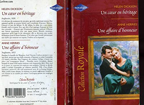 UN COEUR EN HERITAGE+UNE AFFAIRE D'HONNEUR book