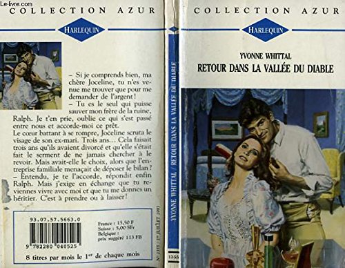 RETOUR DANS LA VALLEE DU DIABLE - VALLEY OF THE DEVIL book