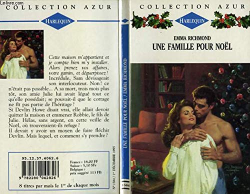 Une famille pour Noël (Collection Azur) book