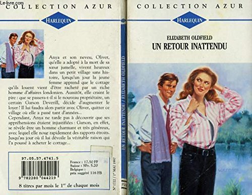 Un retour inattendu : Collection Harlequin azur n°1722 book