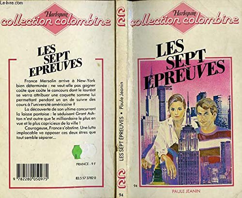 Les Sept épreuves (Collection Colombine) Books