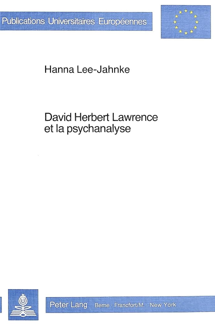 David Herbert Lawrence et la psychanalyse book