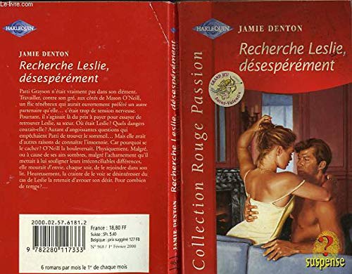 RECHERCHE LESLIE DESESPEREMENT book