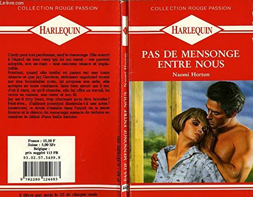 PAS DE MENSONGE ENTRE NOUS - NO LIES BETWEEN US book