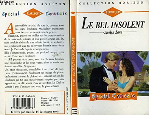 Le bel insolent (Collection Horizon) book