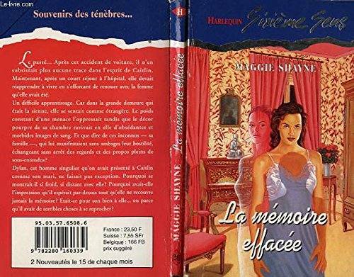 La memoire effacee -kiss of the shadow man book