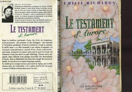 Le testament d'Aurore (Les best-sellers) Books