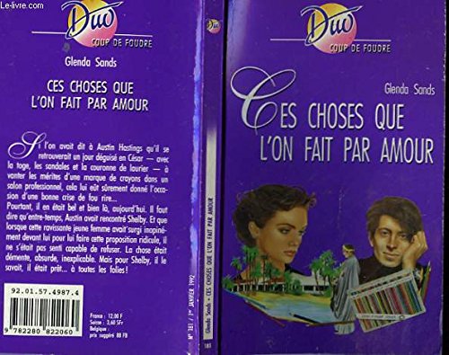 CES CHOSES QUE L'ON FAIT PAR AMOUR book