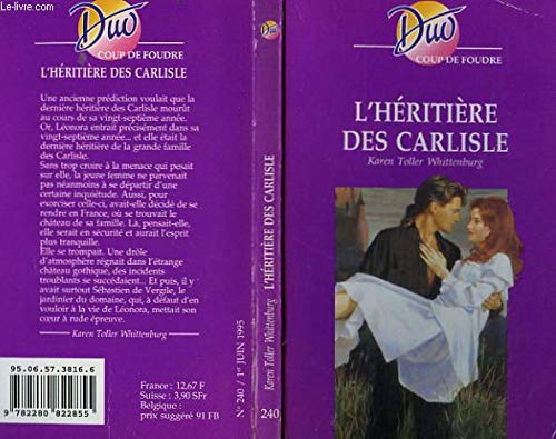 L'héritière des Carlisle book
