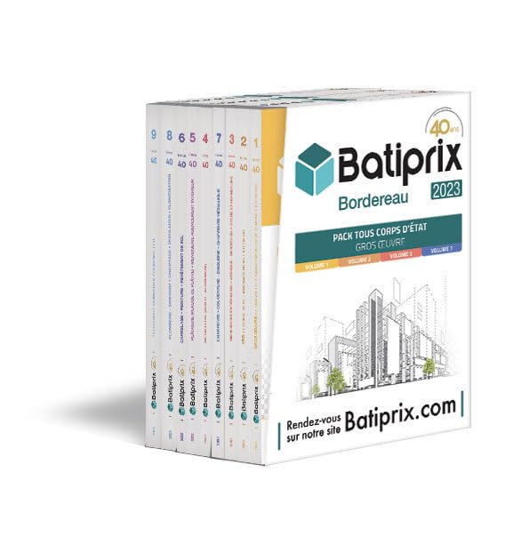 Batiprix Bordereau: Pack en 9 volumes Tous Corps d'Etat book