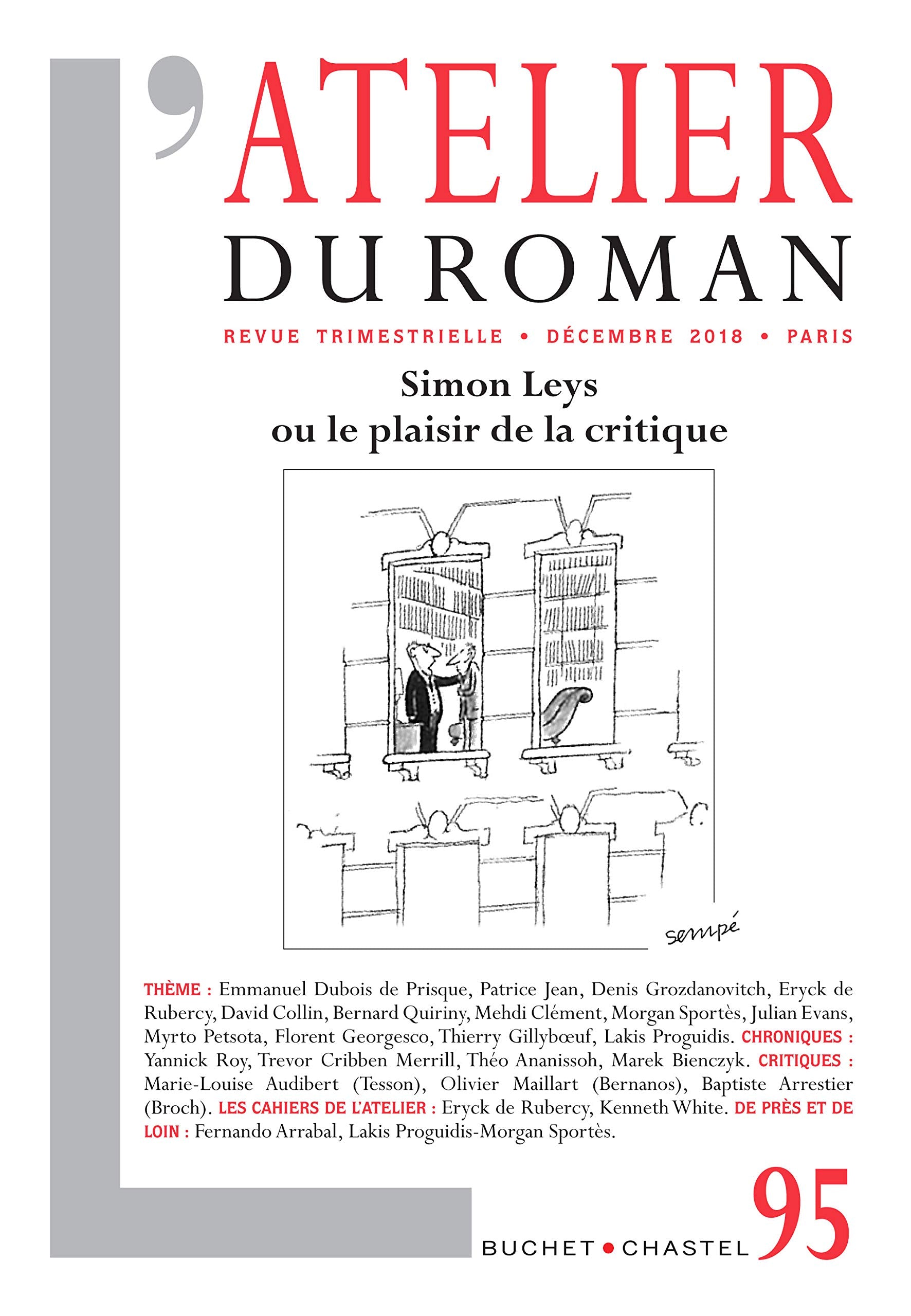REVUE ATELIER DU ROMAN N95 book