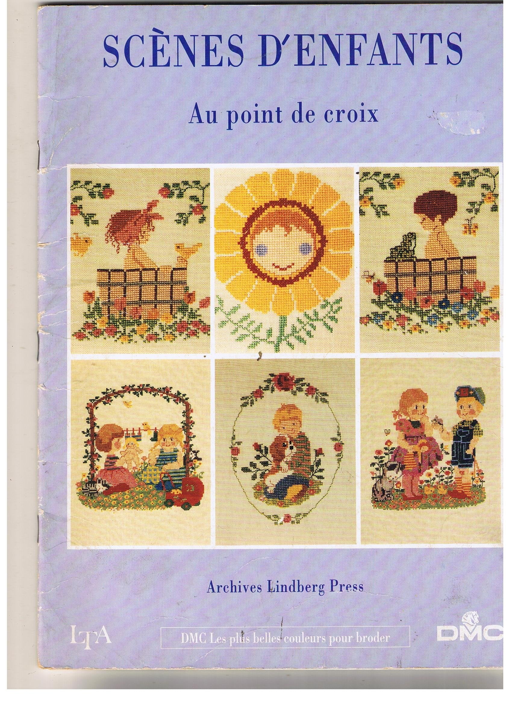 Scènes d'enfants : au point de croix book