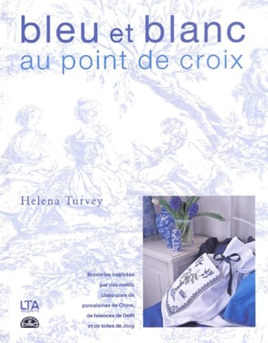 Bleu et blanc au point de croix book