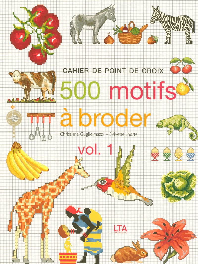 500 motifs à broder au point de croix, tome 1 book