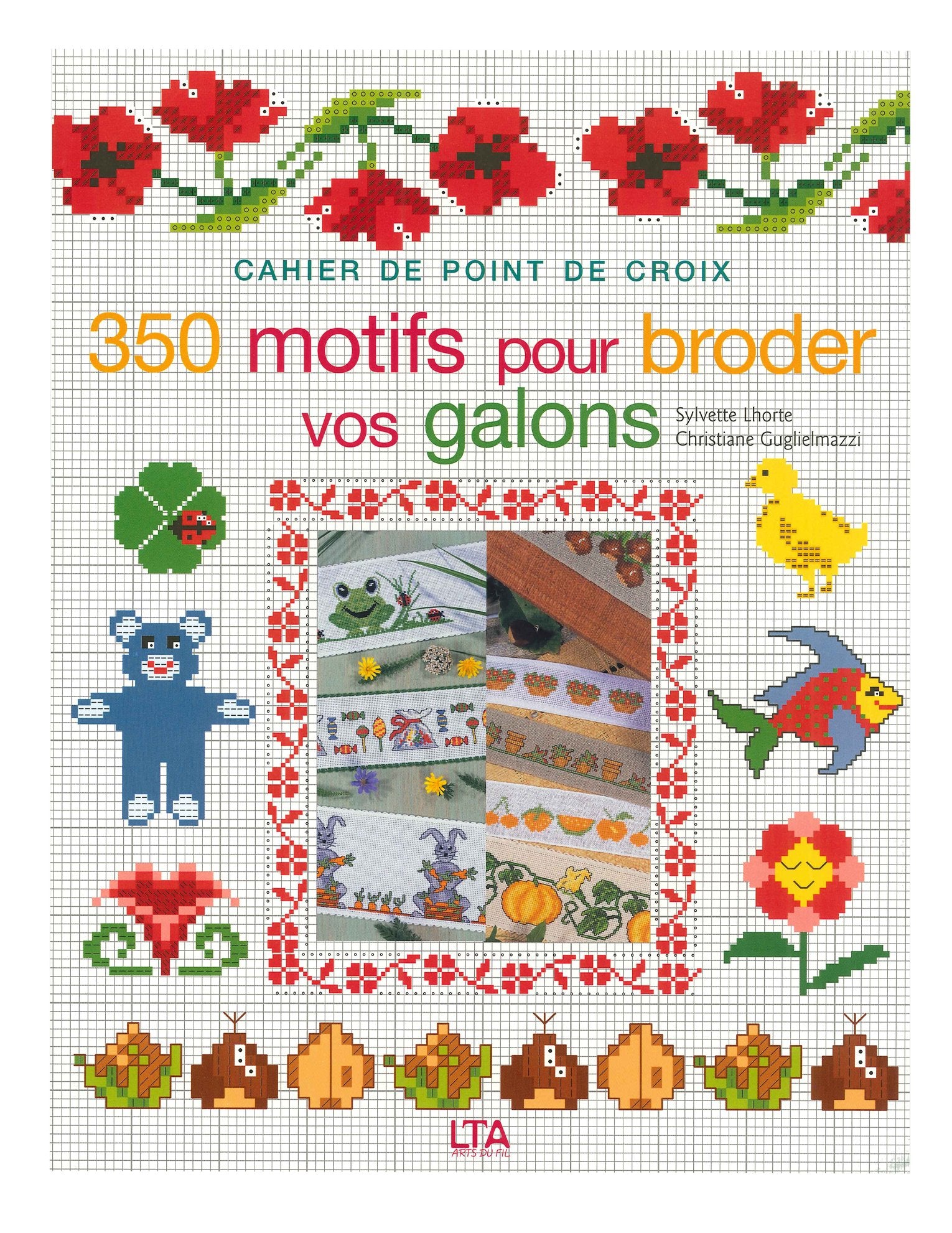350 Motifs pour broder vos galons Books