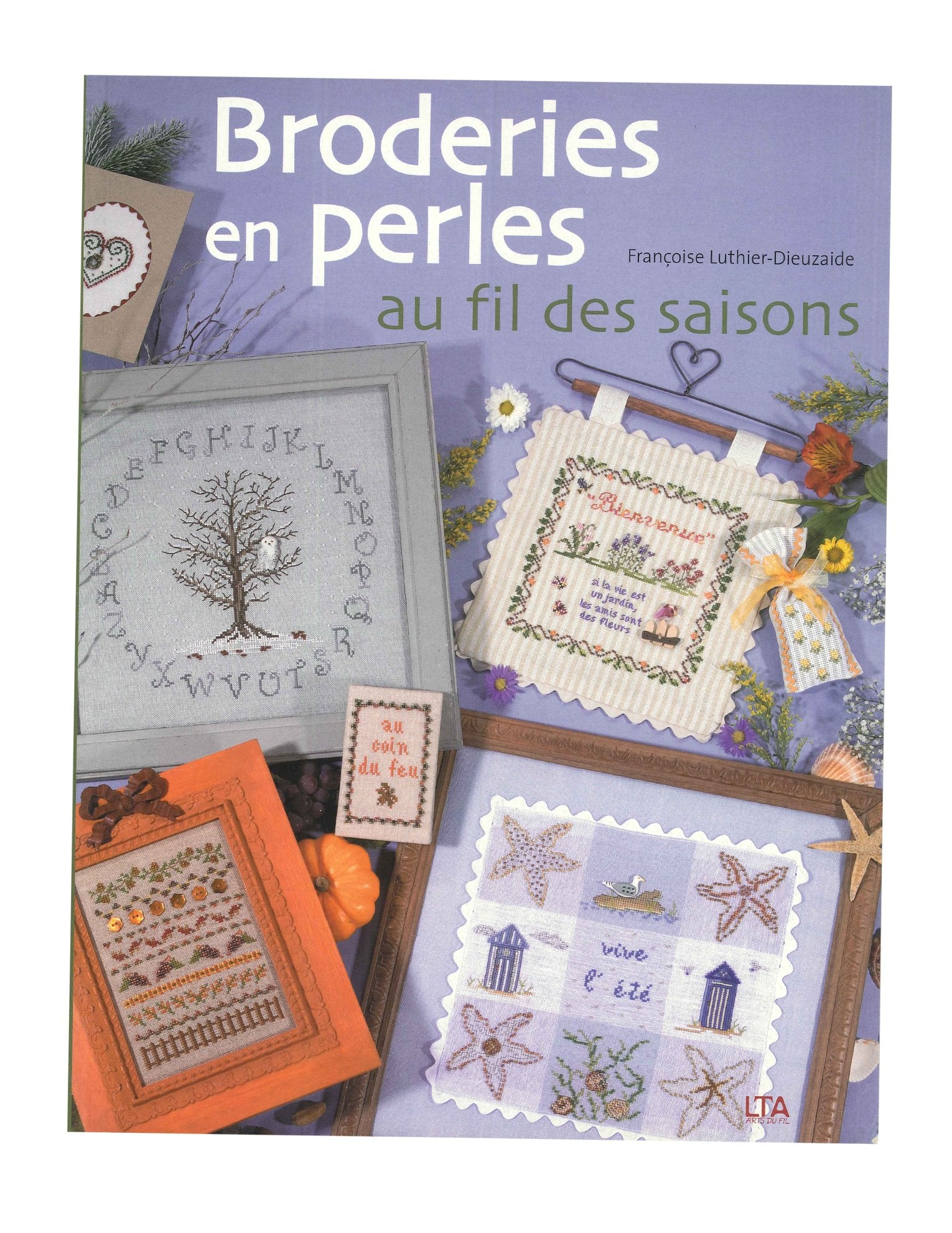 Broderies en perles au fil des saisons book