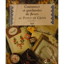 Couronnes et guirlandes de fleurs au point de croix book