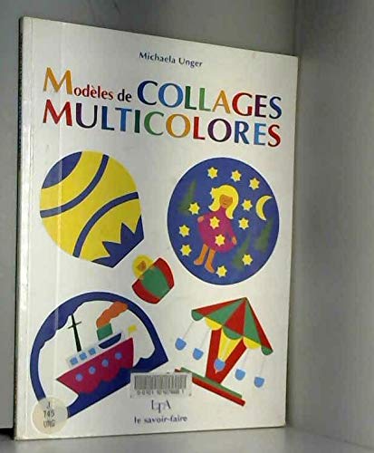 Modèles de collages multicolores book