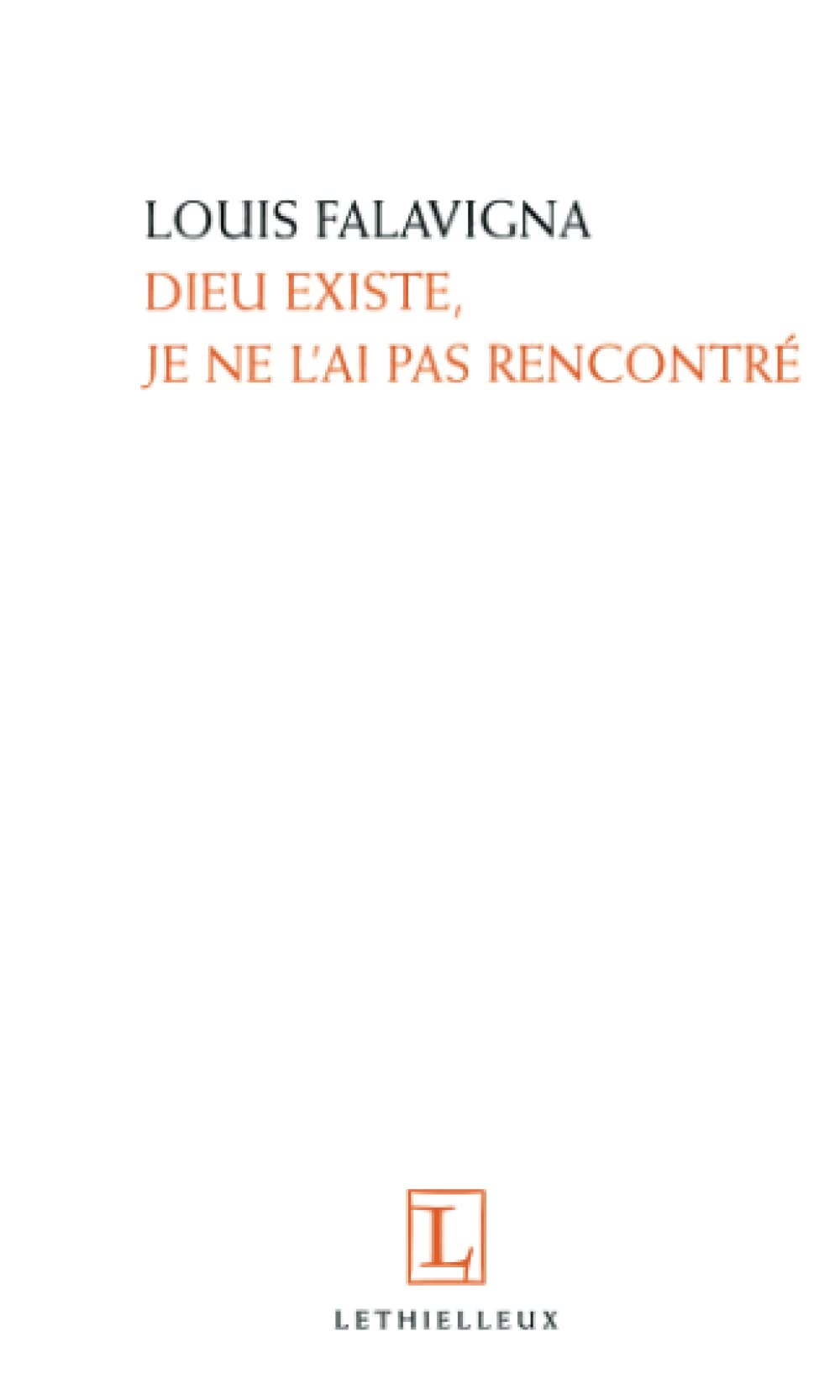 Dieu existe, je ne l'ai pas rencontré book