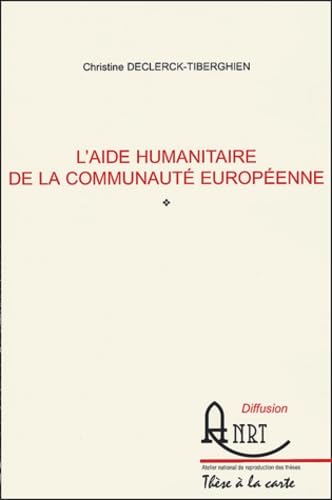 L'aide humanitaire de la communauté européenne book