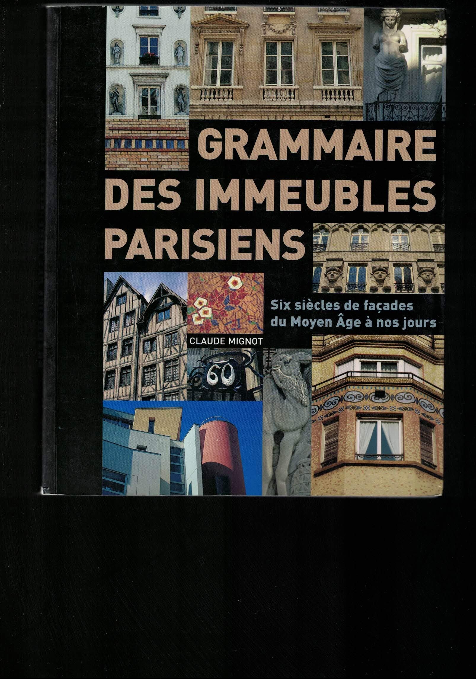 Grammaire des immeubles parisiens : Six siècles de façades du Moyen âge à nos jours Books