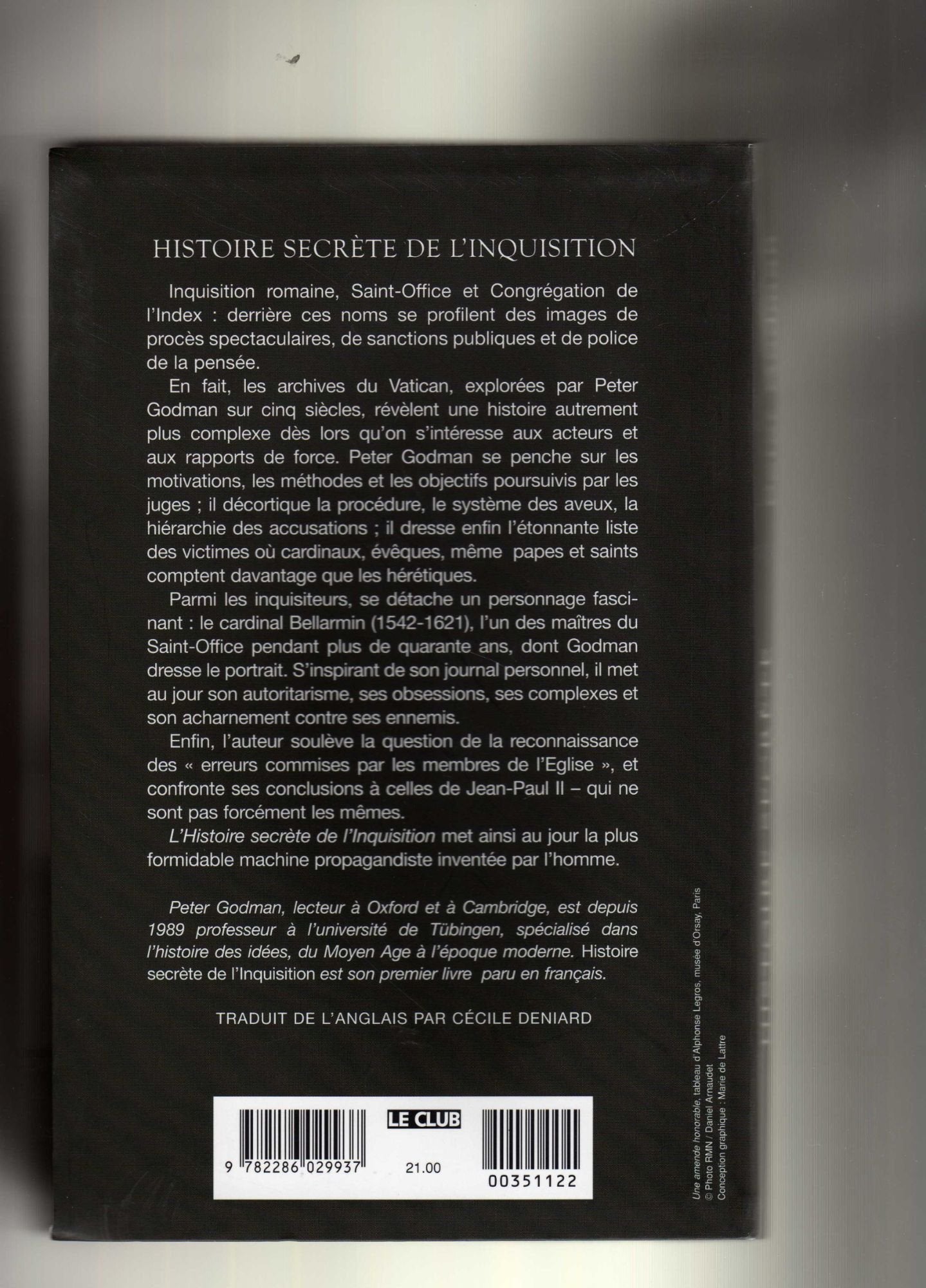 Histoire secrète de l'Inquisition : De Paul III à Jean-Paul II book