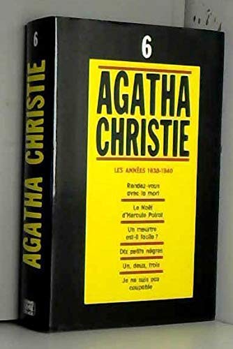 Agatha Christie, tome 6, Les annees 1938-1940, Rendez-vous avec la mort ect... Books