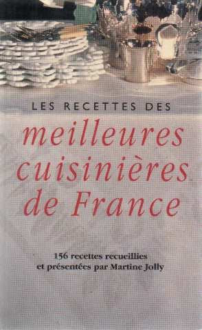Recettes des meilleures cuisinieres de France Books