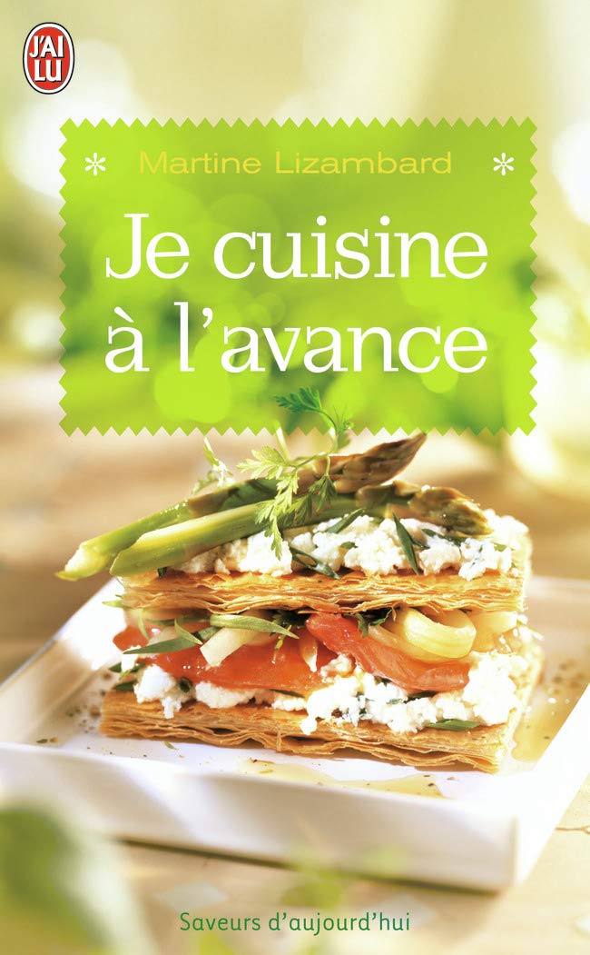 Je cuisine à l'avance book