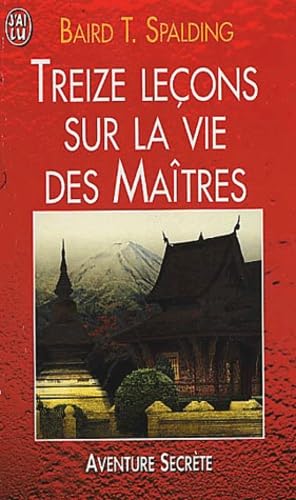 Treize lecons sur la vie des maitres Books