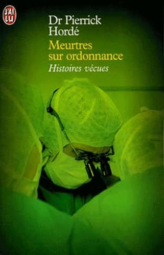 Meurtres sur ordonnance book