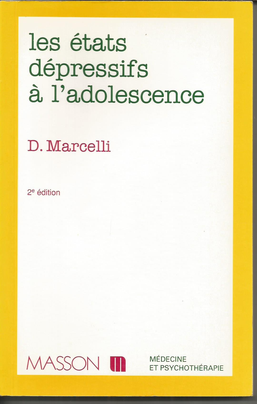 Les états dépressifs à l'adolescence, nouvelle présentation book