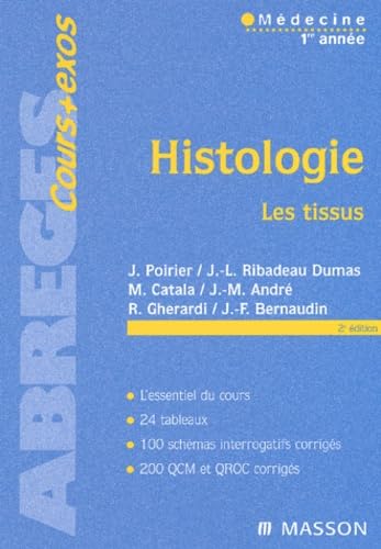 Histologie. Les Tissus, 2eme Edition Books