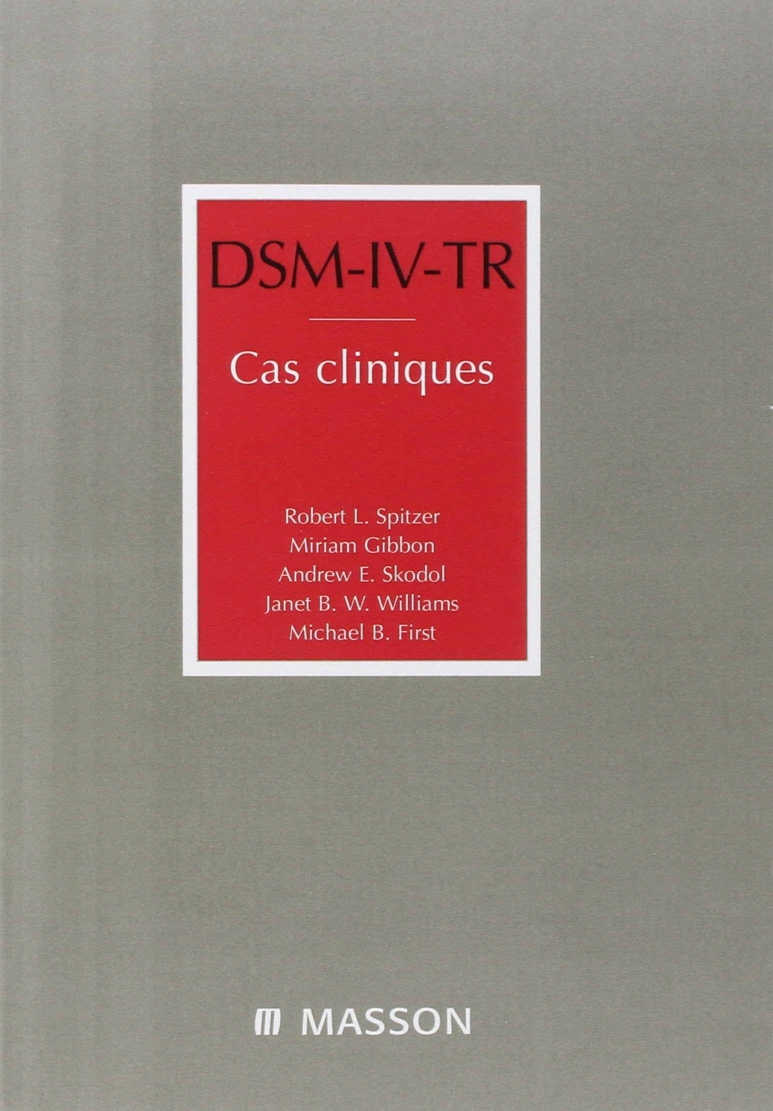 Product Image: DSM-IV-TR. Cas cliniques