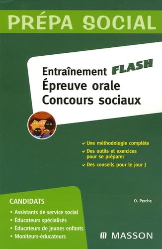 Entraînement Flash: Epreuve orale Concours sociaux book