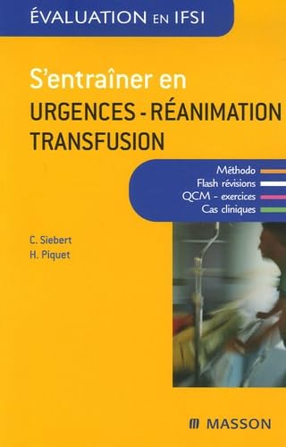 S'entraîner en urgences-réanimation-transfusion book