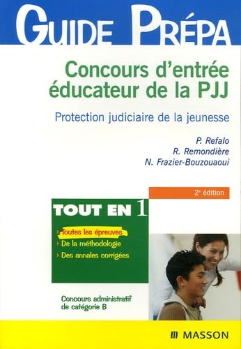 Concours d'entrée éducateur de la PJJ : Protection judiciaire de la jeunesse Books