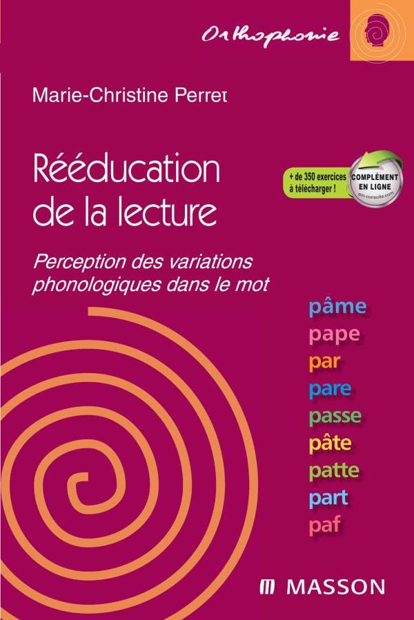 Rééducation de la lecture: Perception des variations phonologiques dans le mot book