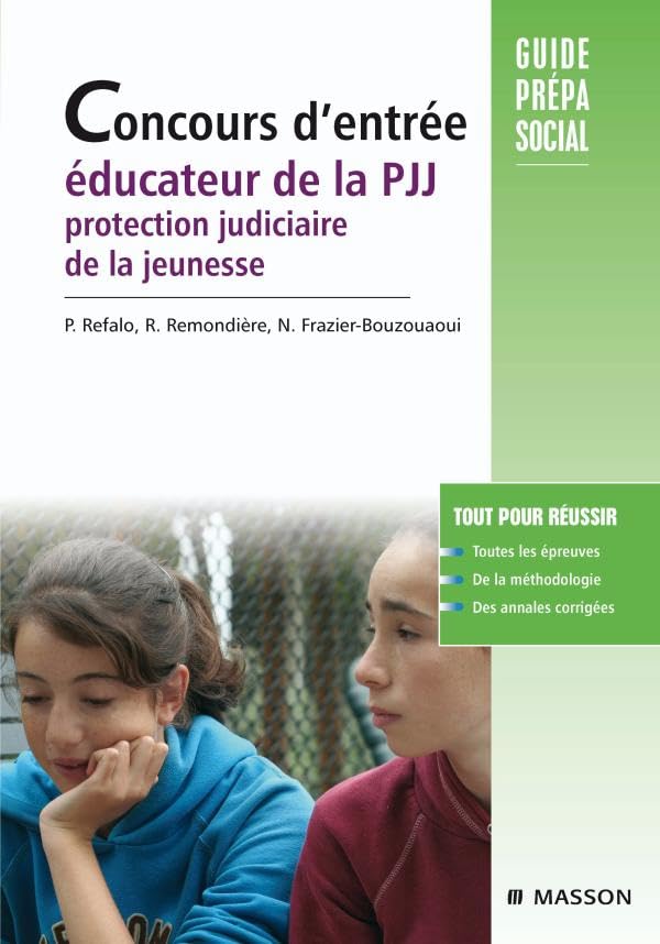 Concours d'entrée éducateurs de la PJJ. Protection judiciaire de la jeunesse: POD Medicine