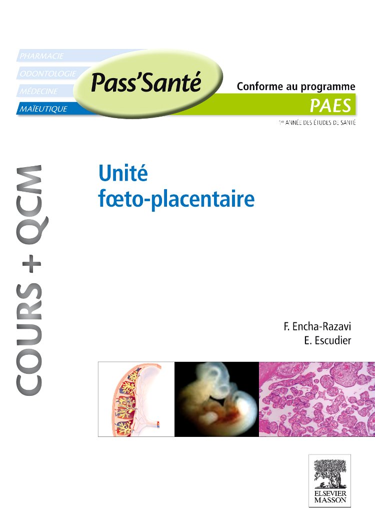 Unité foeto-placentaire (cours + QCM) book
