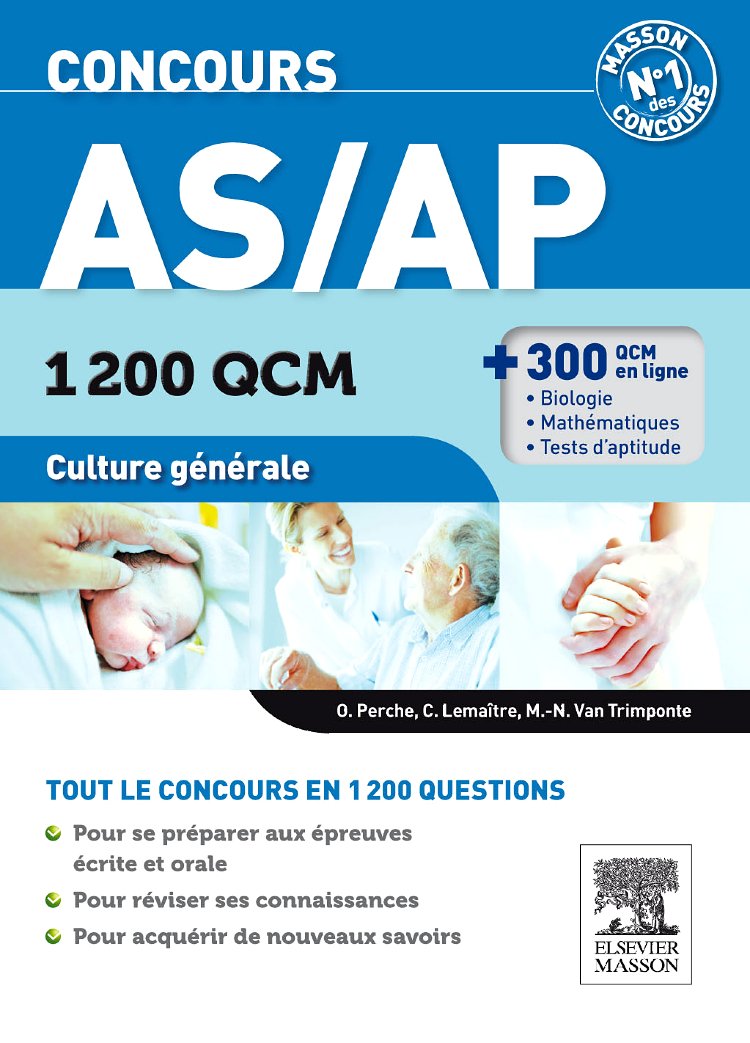 Concours AS/AP - 1200 QCM culture générale book