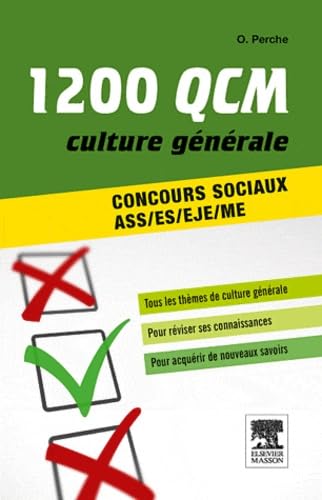 1200 QCM de culture générale: Concours sociaux ASS/ES/EJE/ME book