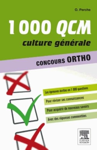 1000 QCM culture générale: Concours ortho book