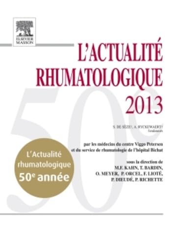 L'actualité rhumatologique 2013 book