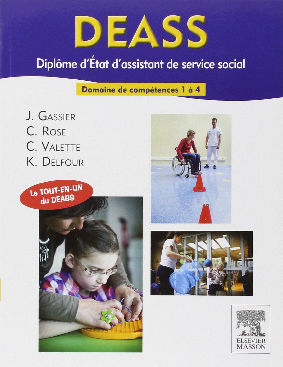 DEASS. Diplôme d'Etat d'assistant de service social: Domaines de formation 1 à 4 book