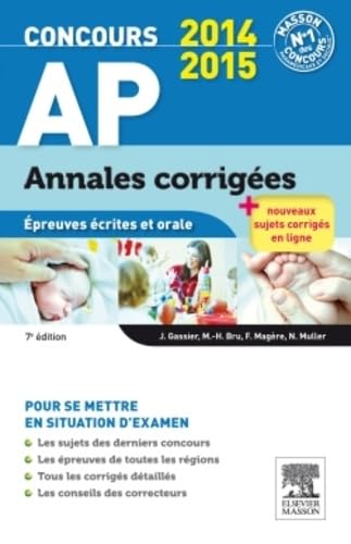 Annales corrigées concours AP: Epreuves écrites et orale book