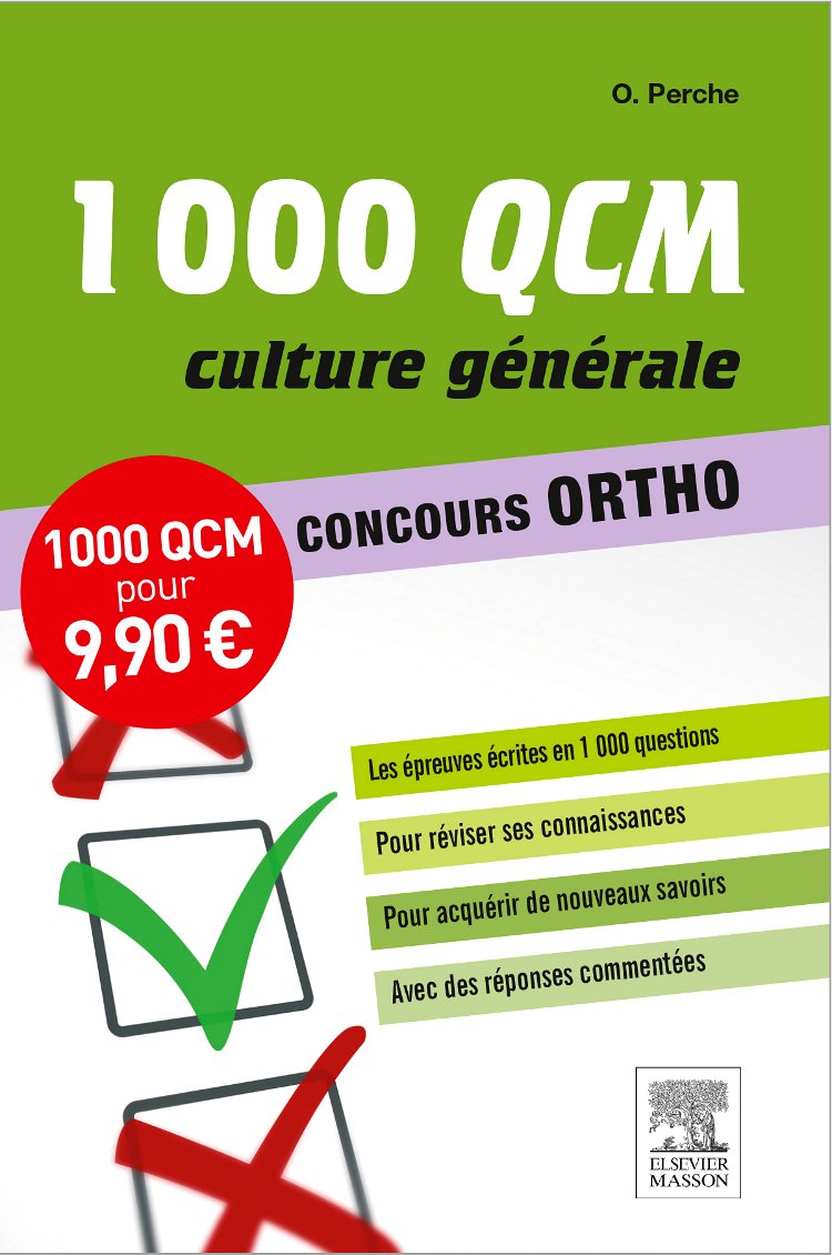1000 QCM culture générale: Concours ortho book