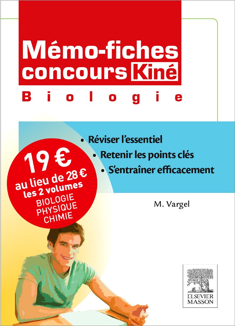 Mémo-fiches Concours Kiné. Pack 2 volumes. Biologie - Physique/Chimie: 2 VOLUMES book