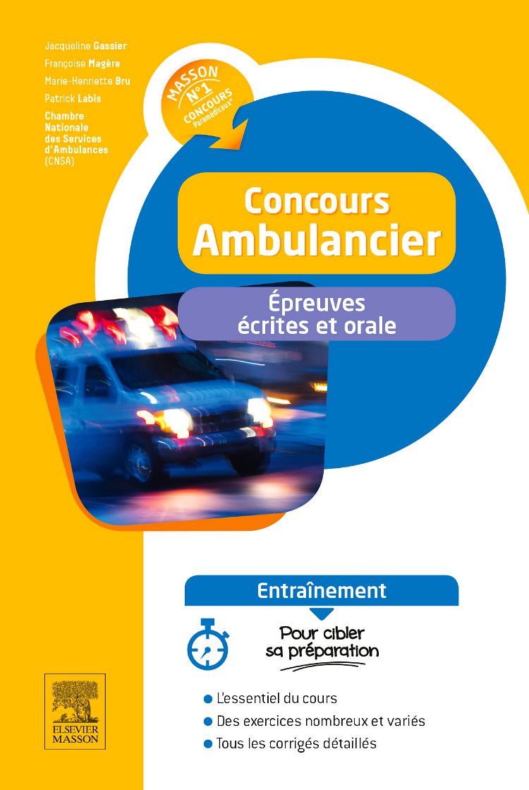 Concours ambulancier: Epreuves écrites et orale book
